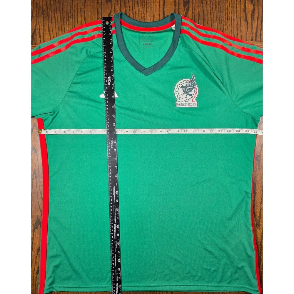 Adidas Mexico National Team 2022 Home Fanshirt Training Jersey Mens 2XL Slim Fit